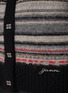  - GANNI - Striped Boxy Knit Cardigan