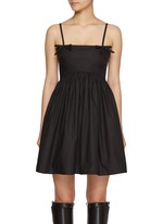 GANNI | Cotton Poplin Strap Dress | Women | Lane Crawford
