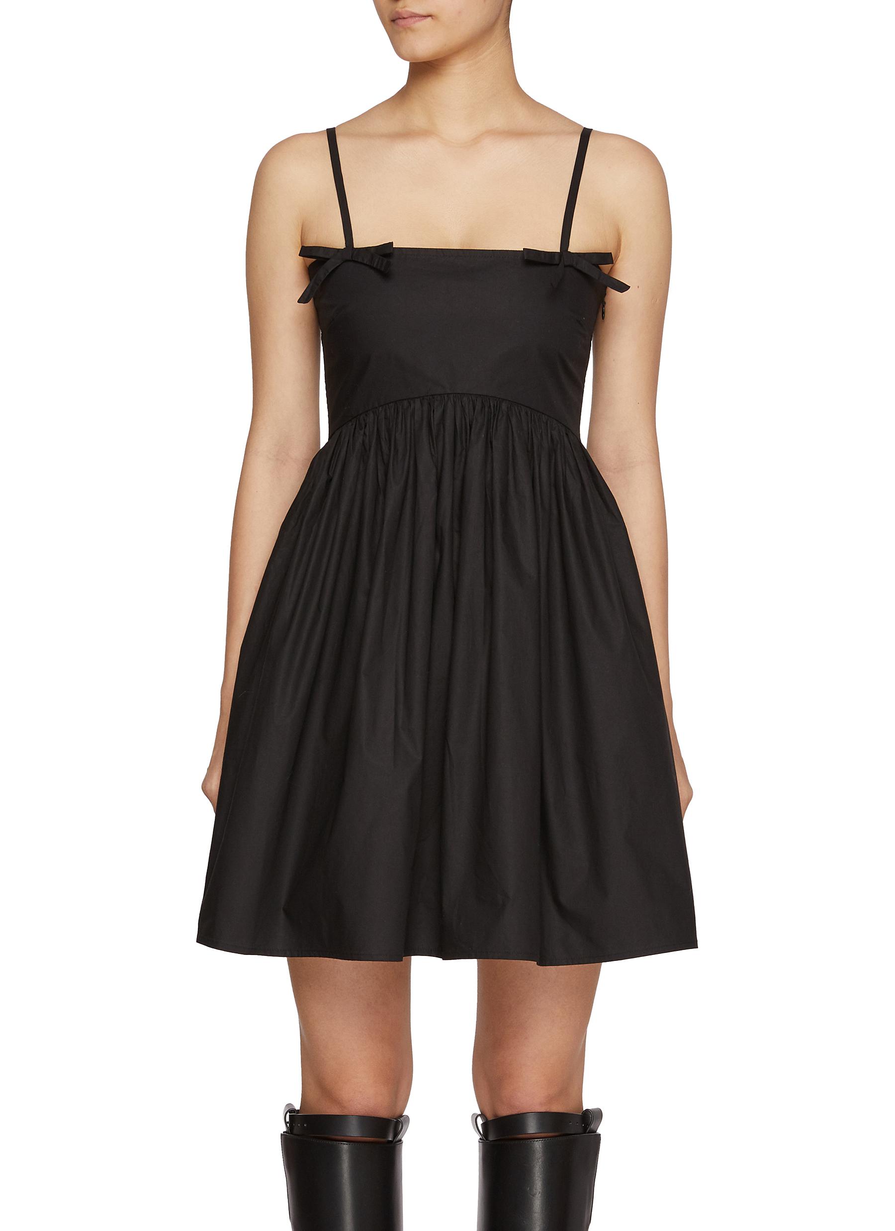 GANNI | Cotton Poplin Strap Dress | Women | Lane Crawford