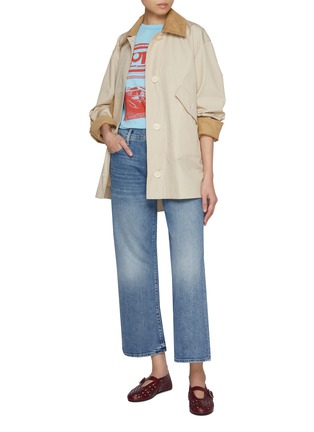 Figure View - Click To Enlarge - MOTHER - The Mid Rise Maven Cropped Flared Leg Jeans