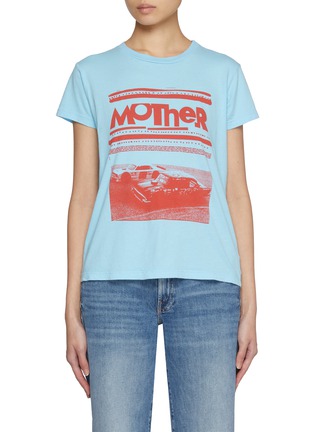 Main View - Click To Enlarge - MOTHER - The Boxy Goodie Goodie Graphic Print Cotton T-Shirt