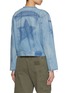 Back View - Click To Enlarge - MOTHER - The Bruised Bruiser Zip Up Denim Jacket