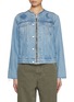 Main View - Click To Enlarge - MOTHER - The Bruised Bruiser Zip Up Denim Jacket