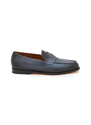 Main View - Click To Enlarge - DOUCAL'S - Leather Penny Loafers