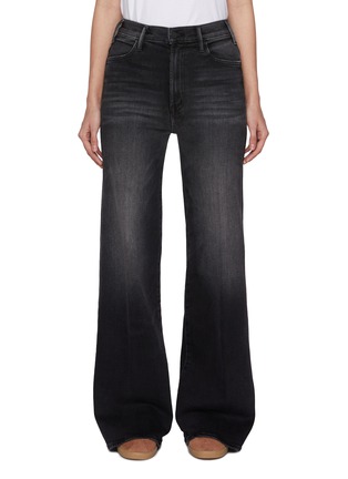 Main View - Click To Enlarge - MOTHER - The Hustler Roller Sneak Dark Wash Jeans