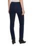 Back View - Click To Enlarge - MOTHER - The Mid Rise Dazzler Ankle Length Dark Wash Jeans