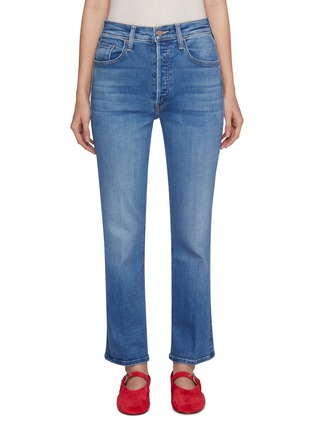 Main View - Click To Enlarge - MOTHER - The Tripper Ankle Length Medium Wash Jeans