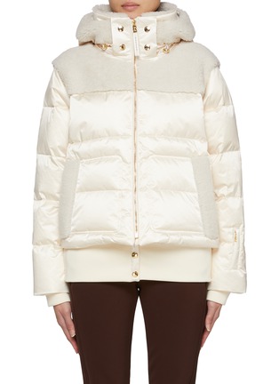 Main View - Click To Enlarge - BOGNER - Dia Hybird Shearling Puffer Jacket