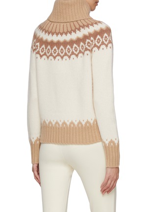 Back View - Click To Enlarge - BOGNER - Ingrid Cashmere Fair Isle Sweater