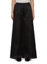 Main View - Click To Enlarge - RUOHAN - Elasticated Pleated Silk Blend Wide Leg Lounge Pants