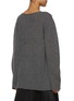 Back View - Click To Enlarge - RUOHAN - Round Neck Cashmere Lounge Top