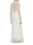 Back View - Click To Enlarge - RUOHAN - Uros Ruffled High Neck Layered Cashmere Dress