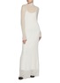 Figure View - Click To Enlarge - RUOHAN - Uros Ruffled High Neck Layered Cashmere Dress