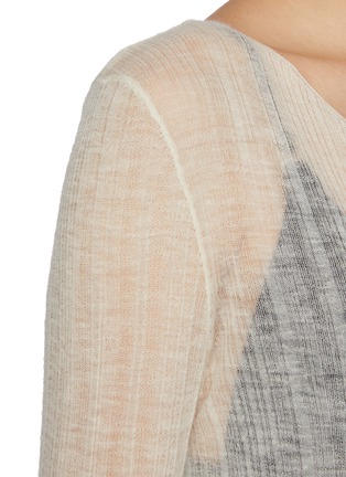  - RUOHAN - Luka Sheer Cashmere Long Top