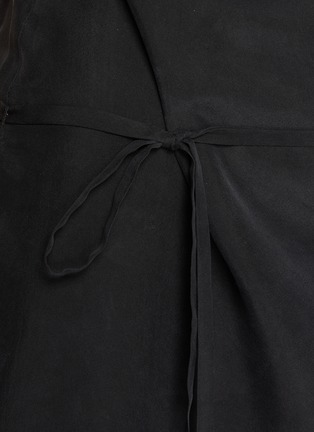  - RUOHAN - Syros Drawstring Silk Dress