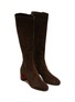 Detail View - Click To Enlarge - CHRISTIAN LOUBOUTIN - Jane Botta 55 Suede Knee High Boots