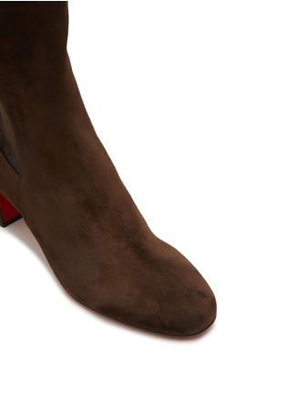 Detail View - Click To Enlarge - CHRISTIAN LOUBOUTIN - Jane Botta 55 Suede Knee High Boots