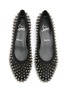 Detail View - Click To Enlarge - CHRISTIAN LOUBOUTIN - Sweetie Jane Spikes Leather Flats