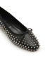 Detail View - Click To Enlarge - CHRISTIAN LOUBOUTIN - Sweetie Jane Spikes Leather Flats