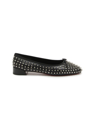 Main View - Click To Enlarge - CHRISTIAN LOUBOUTIN - Sweetie Jane Spikes Leather Flats