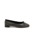 Main View - Click To Enlarge - CHRISTIAN LOUBOUTIN - Sweetie Jane Spikes Leather Flats