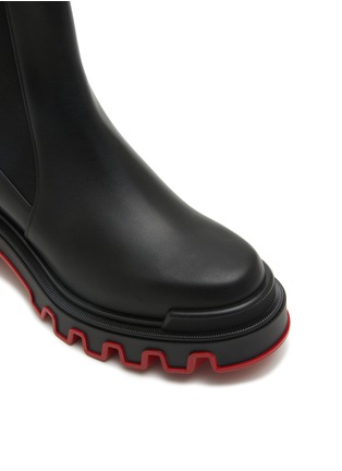 Detail View - Click To Enlarge - CHRISTIAN LOUBOUTIN - Marchacroche Duna Leather Ankle Boots