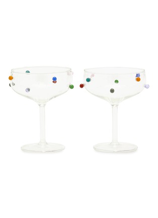 Main View - Click To Enlarge - MAISON BALZAC - Pomponette Champagne Coupes Set of 2