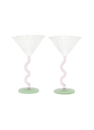 Main View - Click To Enlarge - MAISON BALZAC - Volute Wine Glass Set of 2