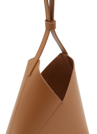 Detail View - Click To Enlarge - MM6 MAISON MARGIELA - Fortune Cookie Leather Shoulder Bag