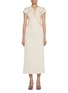 Main View - Click To Enlarge - TOVE - Tova Cap Sleeve Ruched Dress