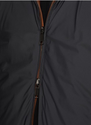 Detail View - Click To Enlarge - ZEGNA - Reversible Leather Jacket