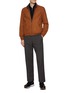 Figure View - Click To Enlarge - ZEGNA - Reversible Leather Jacket