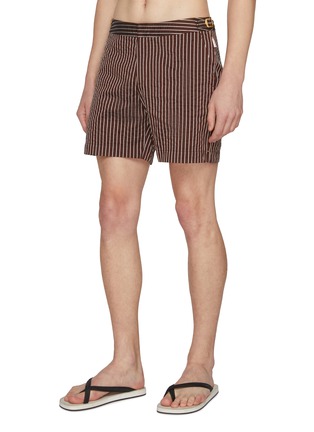 Figure View - Click To Enlarge - ORLEBAR BROWN - Bulldog Classic Stripe Swim Shorts