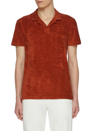 Main View - Click To Enlarge - ORLEBAR BROWN - Terry Towelling Cotton Polo Shirt