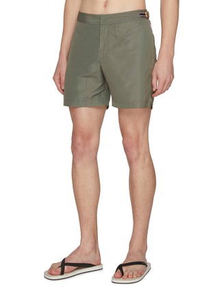 Figure View - Click To Enlarge - ORLEBAR BROWN - Bulldog Linen Tape Swim Shorts