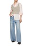 Figure View - Click To Enlarge - SANDBEIGE - Dio Lighr Wash Jeans