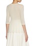 Back View - Click To Enlarge - SANDBEIGE - Lodi Elbow Sleeve Sheer T-Shirt