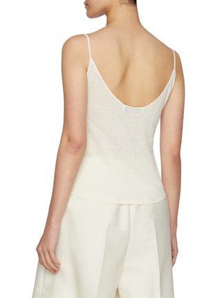 Back View - Click To Enlarge - SANDBEIGE - Anita Sleeveless Knit Top