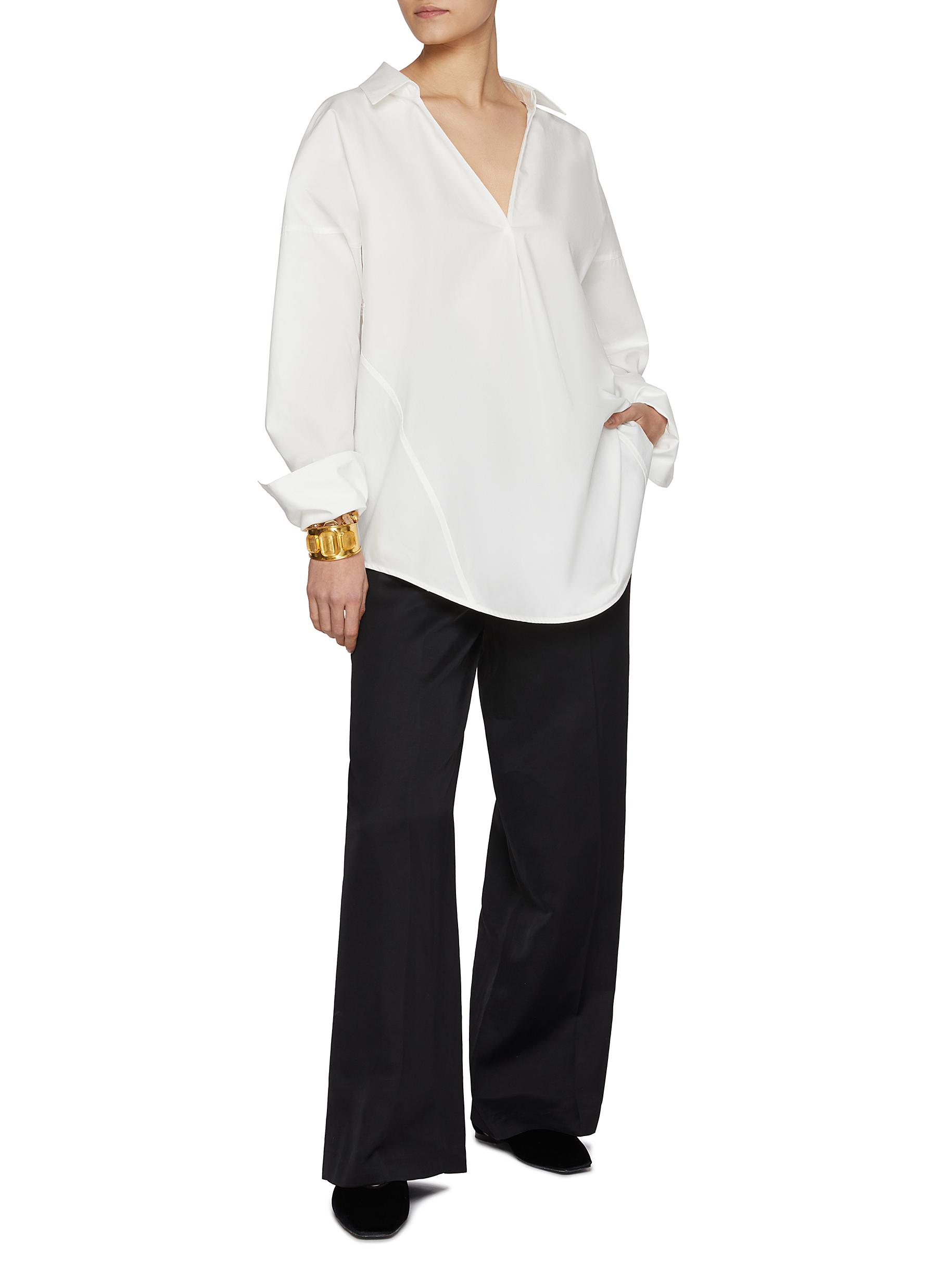 Neil Cotton Blouse - Thumbnail 2