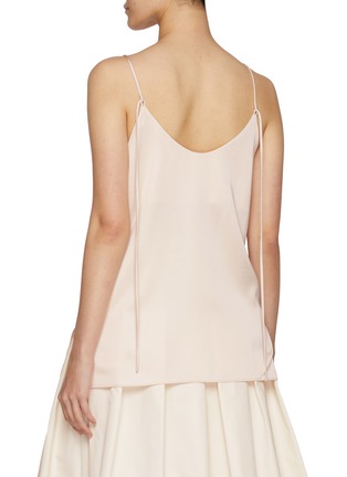 Back View - Click To Enlarge - SANDBEIGE - Sophia Spaghetti Strap Camisole