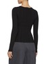 Back View - Click To Enlarge - SELF-PORTRAIT - Strass-Embellished Scoop Neck Knit Top