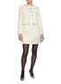 Figure View - Click To Enlarge - SELF-PORTRAIT - Pearl Trim Cropped Jacket