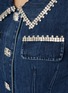  - SELF-PORTRAIT - Rhinestone-Embellished Denim Mini Dress