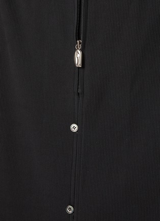  - LE17SEPTEMBRE - Half Zip Half Button Cotton Shirt Jacket