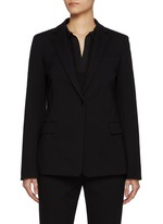 Theory CLASSIC CRAPE CASUAL BLAZER ブラック Theory Staple Classic Crepe Single-Button Blazer | Saks