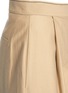  - VINCE - Elastic Waistband Pleated Cotton Wool Pants