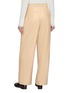 Back View - Click To Enlarge - VINCE - Elastic Waistband Pleated Cotton Wool Pants