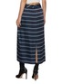 Back View - Click To Enlarge - VINCE - Rugby Stripe Gathered Skirt