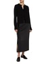 Figure View - Click To Enlarge - VINCE - Velvet Trim Cardigan