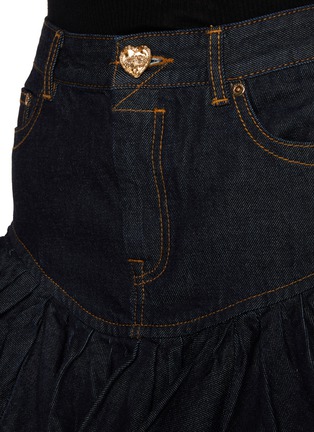  - ZIMMERMANN - Crush Denim Mini Skirt